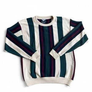 Harbor Bay Multicolor Striped Crewneck Sweater